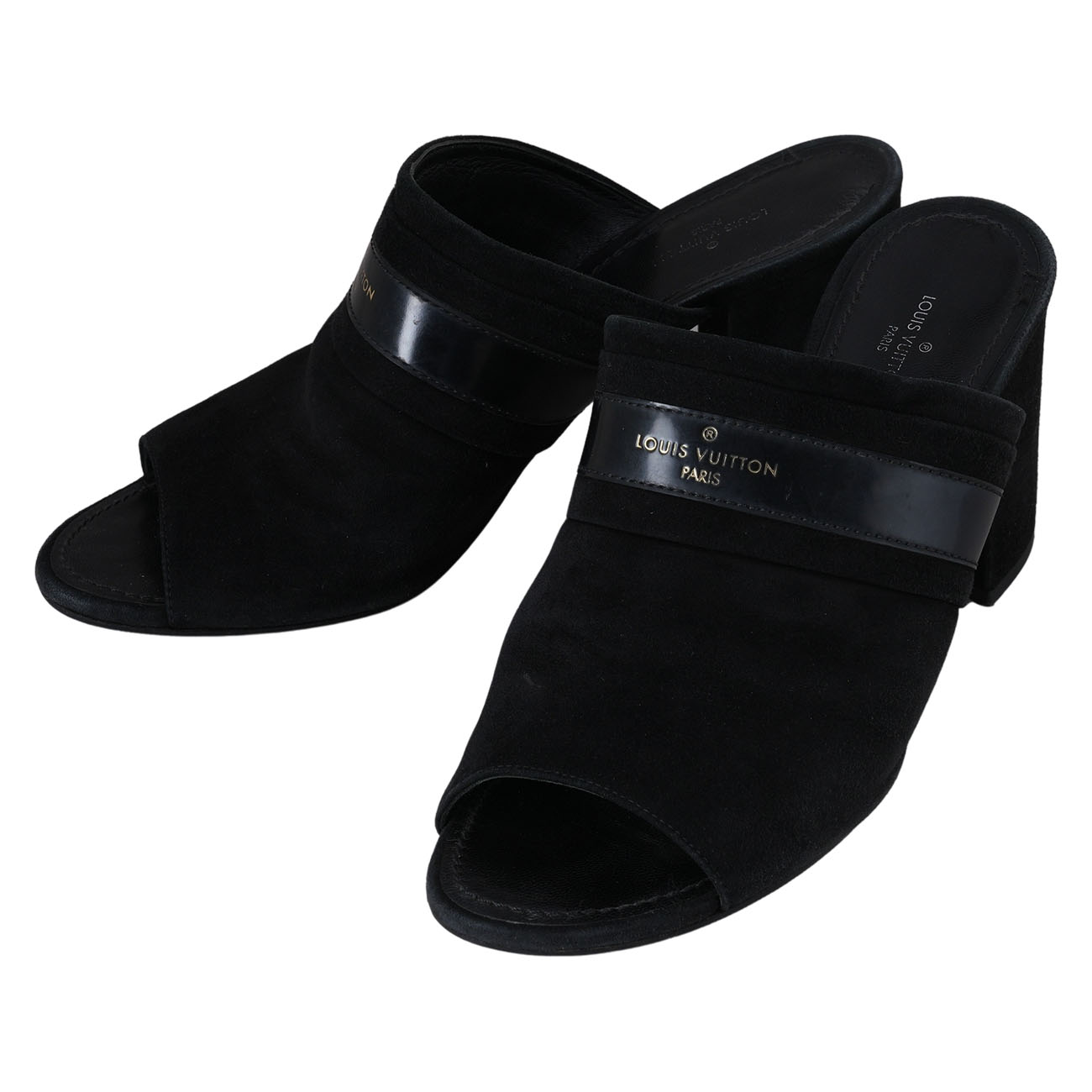 LOUIS VUITTON(USED)루이비통 미들힐 샌들 #38.5